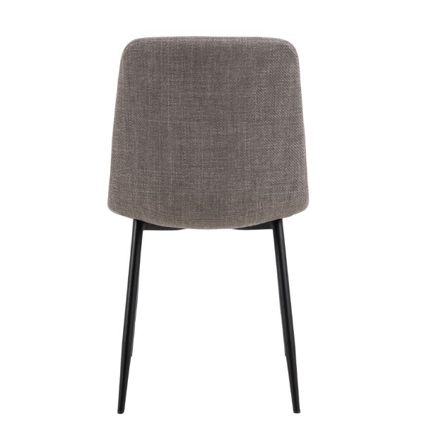 Krzesło Becca szare tkanina Basel 34FR - ACTONA